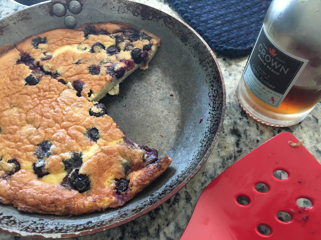 Blueberry Dutch Baby Pancake
